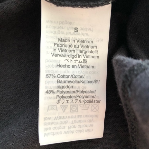 J. Crew Dark Gray Side Tie Long Sleeve Tee Shirt - Picture 7 of 7